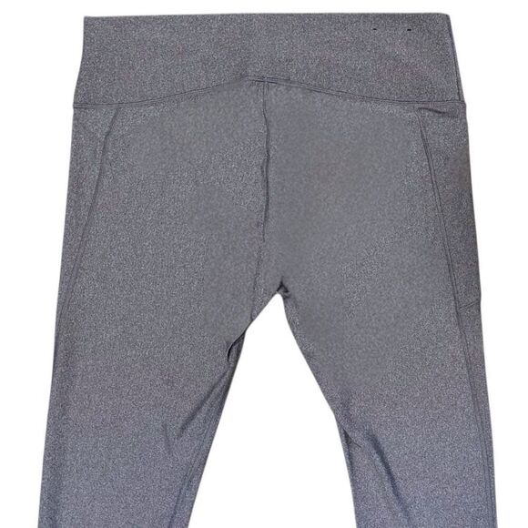 Under Armour UA Gray HeatGear Tech No-Slip Waistband Full Length Leggings NEW - Picture 7 of 14